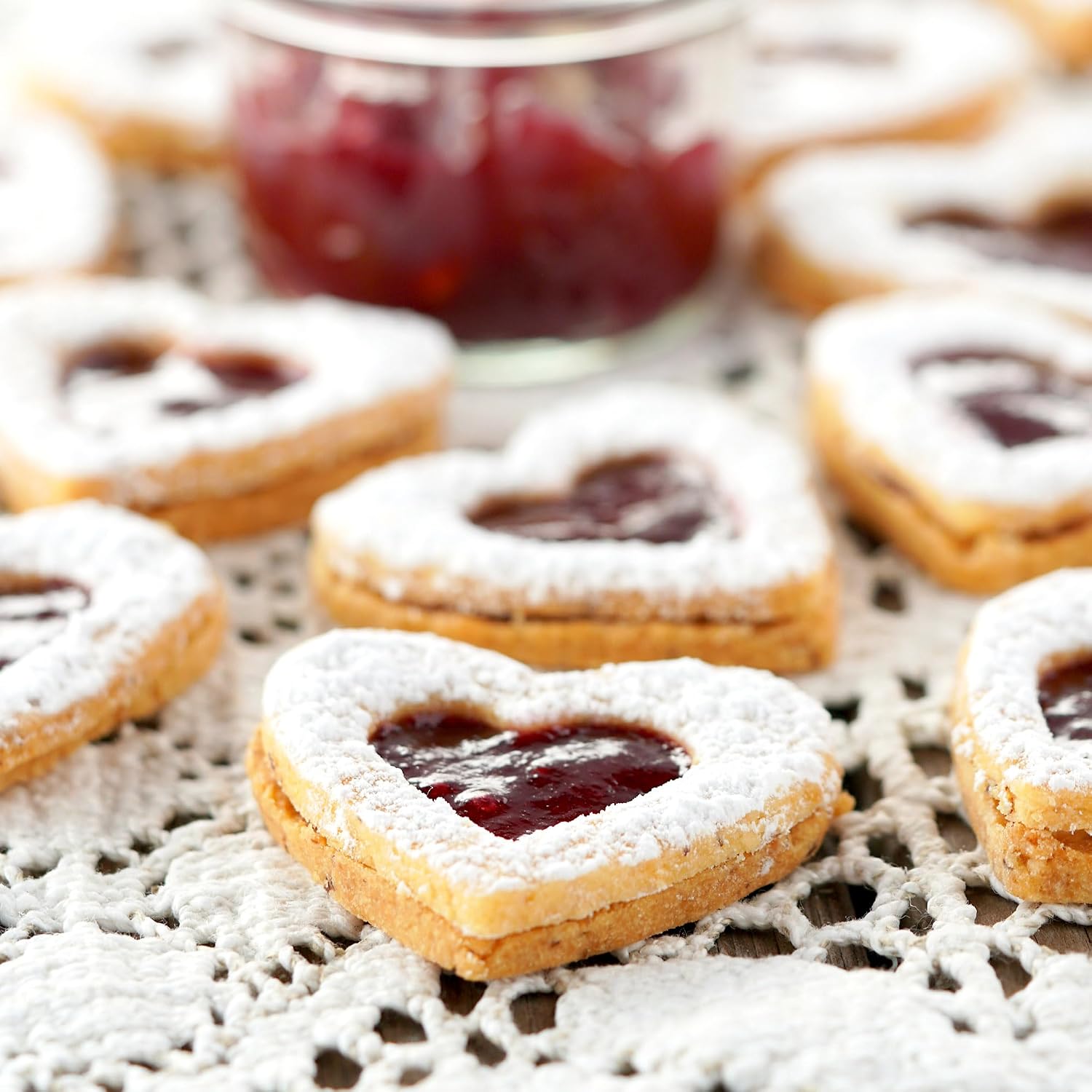 Christmas Cookies Spitzbuben Angel Eyes Organic Baking Mix | Hussar Doughnuts Cookies with Jam Vegan | Organic Flour from Germany – Bild 8