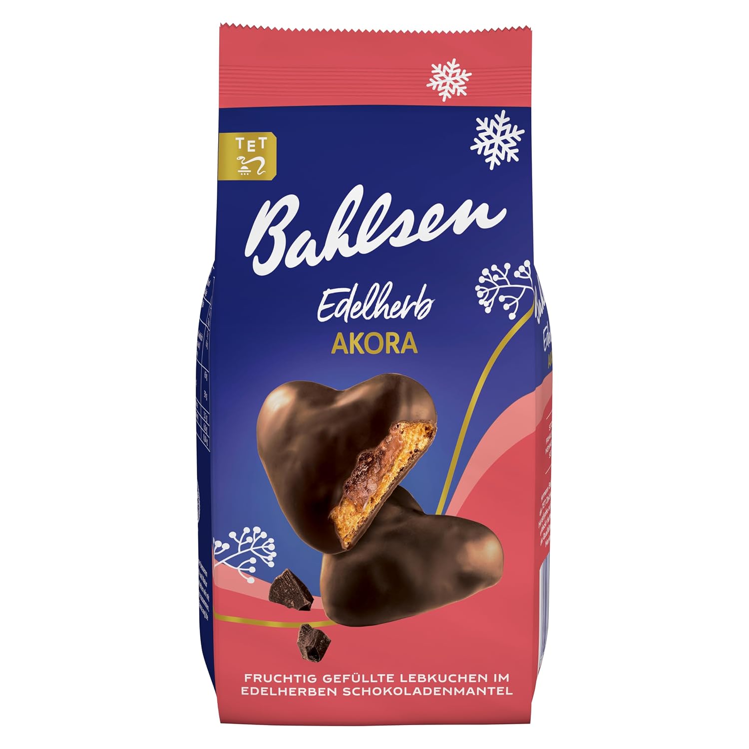 Bahlsen Akora Edelherb - Pack of 1 - Fruity Filled Gingerbread with Fine Chocolate (1 x 150 g) – Bild 6