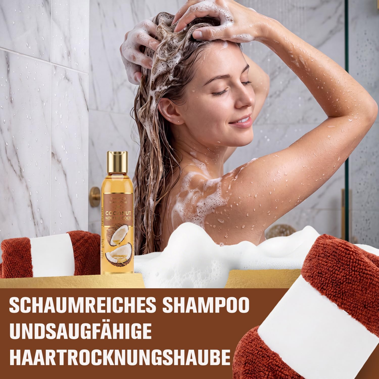 BODY & EARTH Shower Gel Set for Women 10-Piece Gift for Women – Bild 5