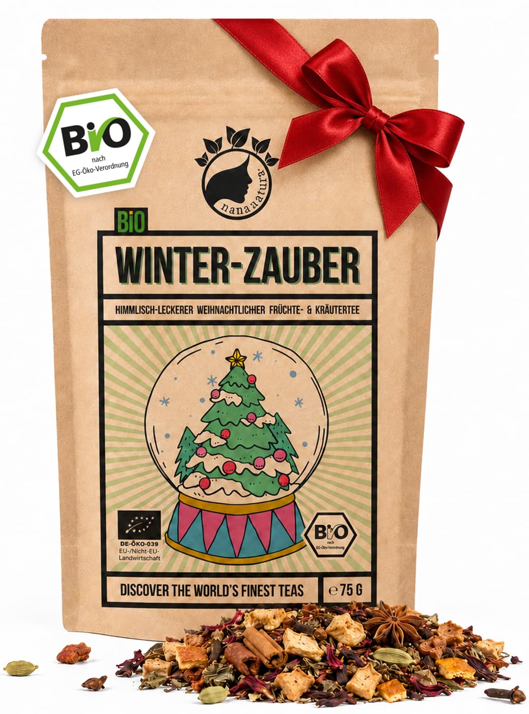 NanaNatura 's Organic Winter Magic - Christmas Tea with Apple & Spices