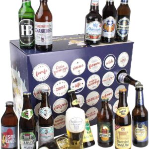 Bavariashop Bavarian Beer Advent Calendar 2023 – Beer Calendar with Regional Bavarian Beers from Traditional Breweries, Gifts for Men, Bavarian Christmas Calendar