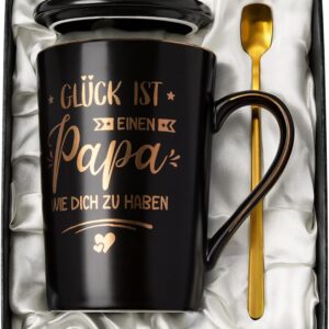 Papa Gift – 14 oz of All Times, Black Decorative Coffee Mug