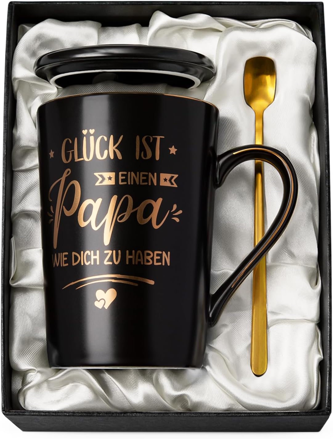 Papa Gift - 14 oz of All Times, Black Decorative Coffee Mug