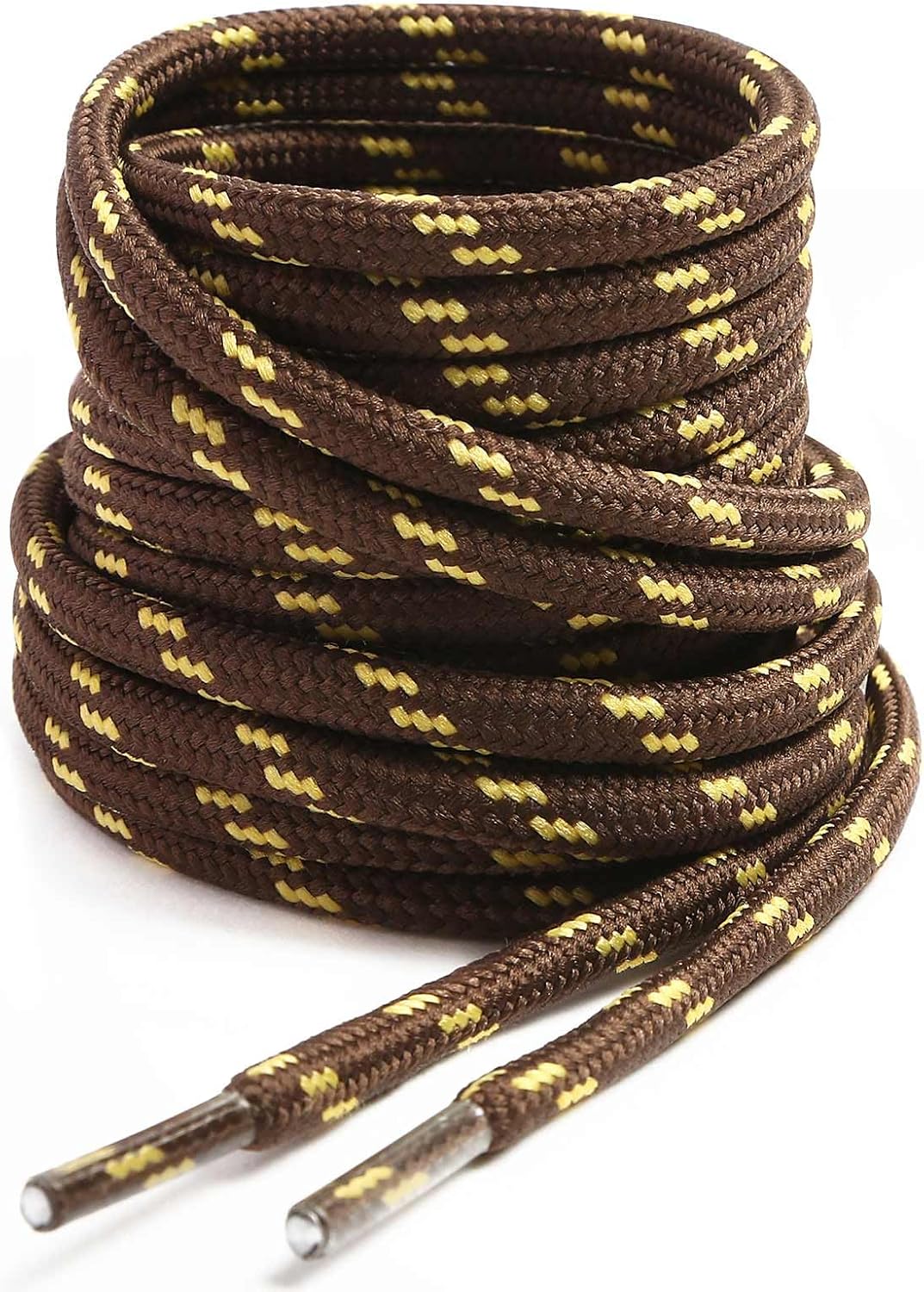 VSUDO Round Shoelaces for Boots, Strong Shoelaces for Hiking Boots, Robust Work Shoe Laces