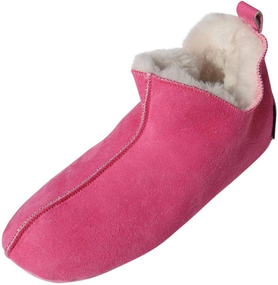 Hollert Lambskin Slippers - Bali Fur Shoes, Leather Shoes, Bed Shoes