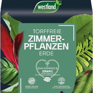 Westland Zimmerpflanzen Erde, 8 l – Erde mit Tongranulat für EIN gesundes Wachstum, Blumenerde für eine ideale Wasser- und Nährstoffverteilung