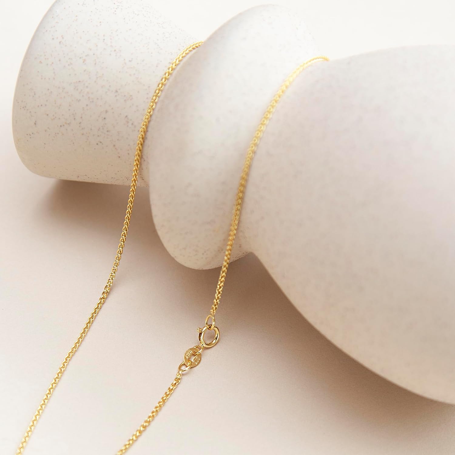 Carissima Gold Women's Necklace 9K (375) 1.2 mm – Bild 3