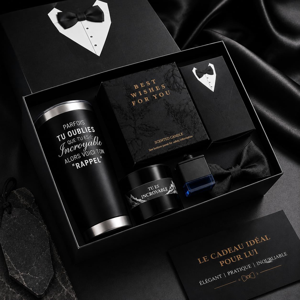 Gift for Men - Luxury Men's Gift Set with Mug, Scented Candle - Birthday Gift for Dad, Boyfriend, Husband, Brother – Bild 5