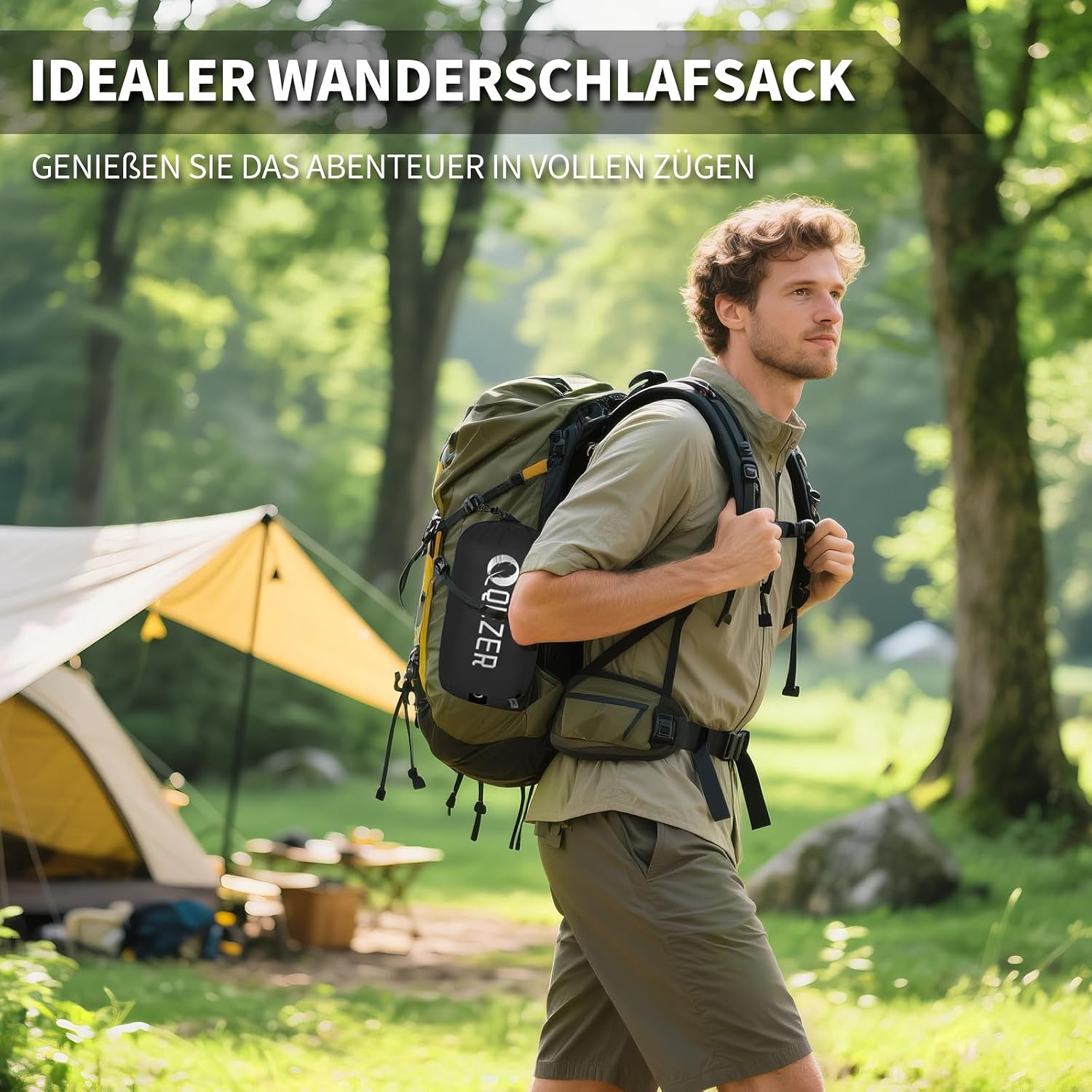 Daunenschlafsack, kleines packmaß,650FP, RDS-Zertifiziert – Bild 8