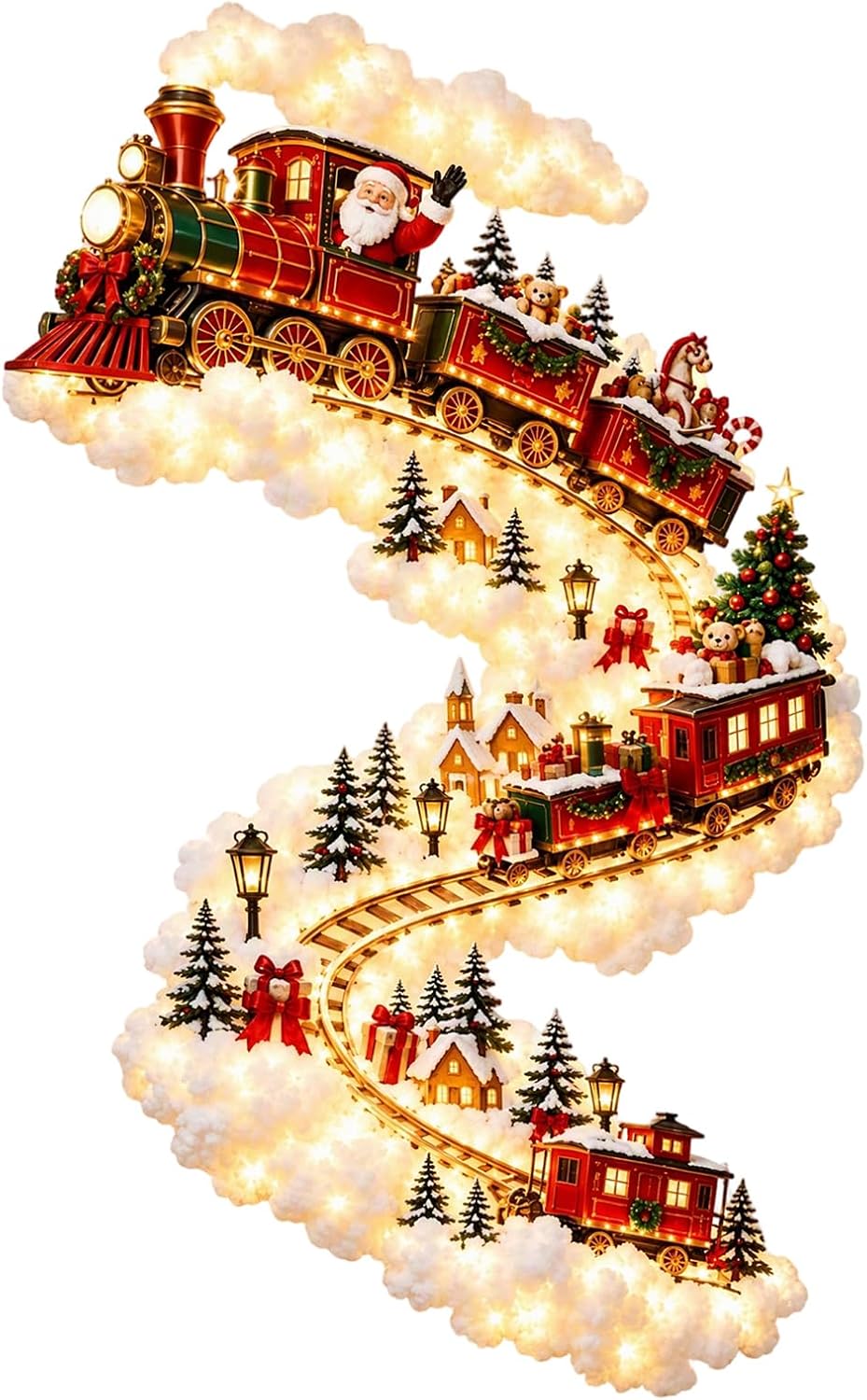 Christmas Magic Trail LED Wall Light - Snowfall Decoration