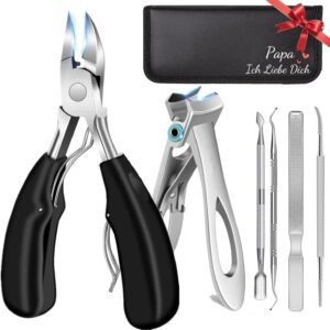Gifts for Dad - Professional Toenail Pliers Set, Super Sharp Nail Clippers for Thick & Ingrown Hard Toenails, Stainless Steel Pedicure Set, Clippers, Nail Clippers, Christmas Gifts