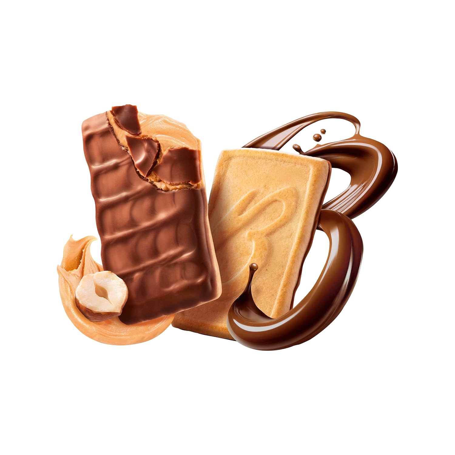 Bahlsen Hazelnut Cream & Choc Biscuits with Hazelnut Cream, 125 g – Bild 3