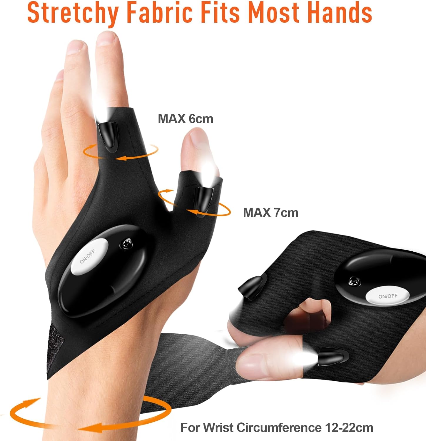 Geschenke für Männer Handschuhe mit Licht Angelzubehör, Weihnachtsgeschenke – Bild 8