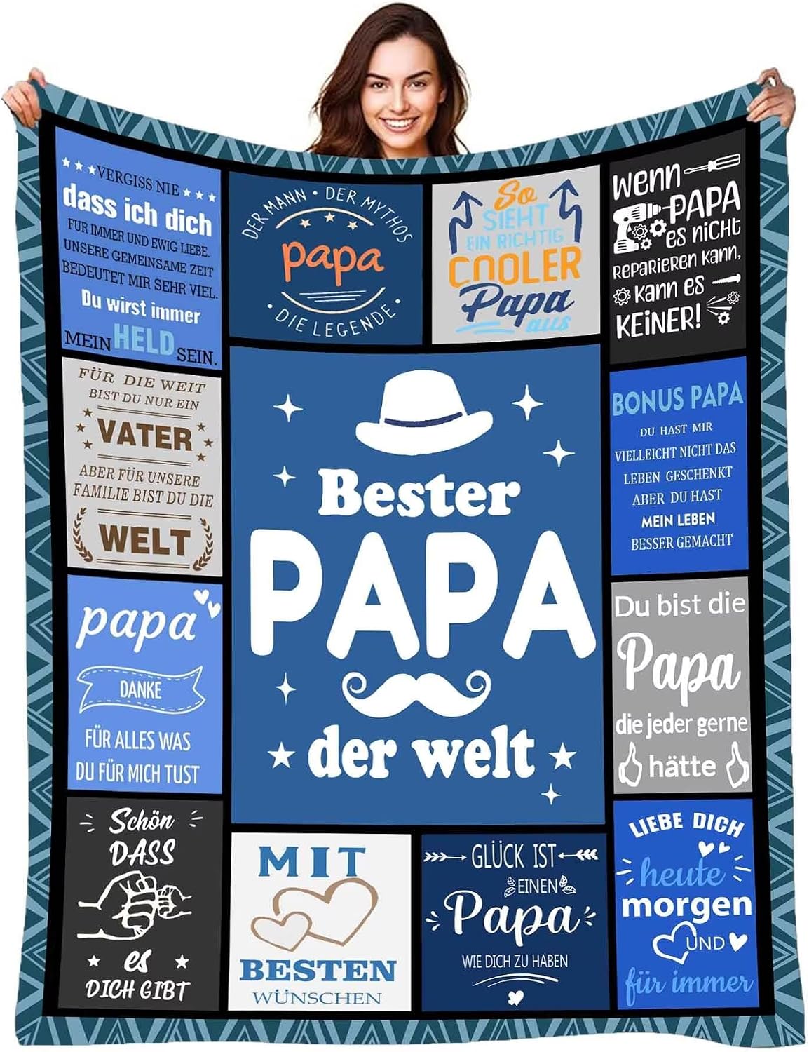 Father's Day Gift Cuddly Blanket Gifts for Dad