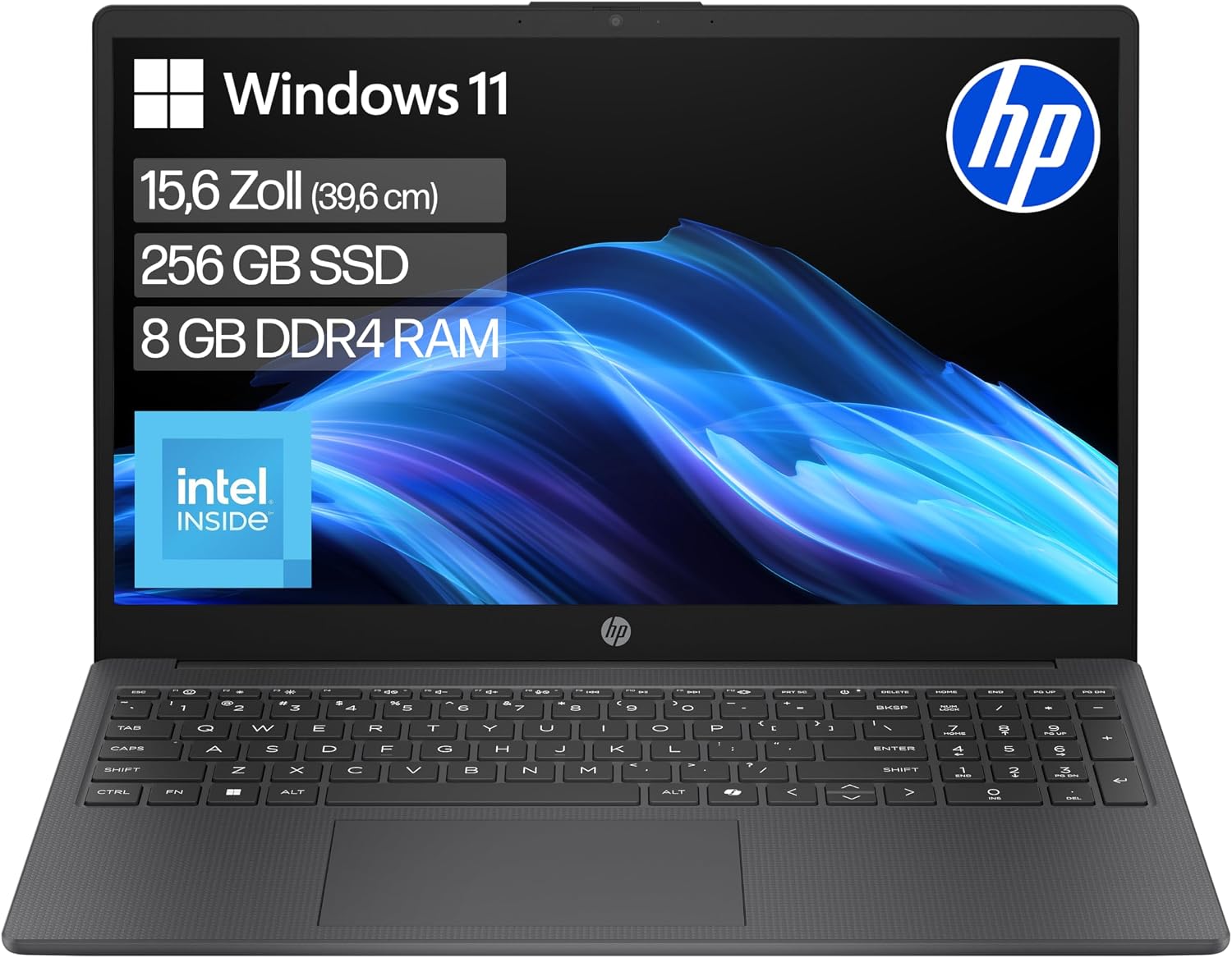 HP Laptop, 17.3 Inch HD+, Intel N200, 8GB RAM, 256GB SSD