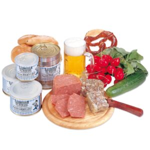 Box Set ★ Various Sausage Specialities in a Tin ★ Contents: Approx. 3.6 kg (9 x 400 g)