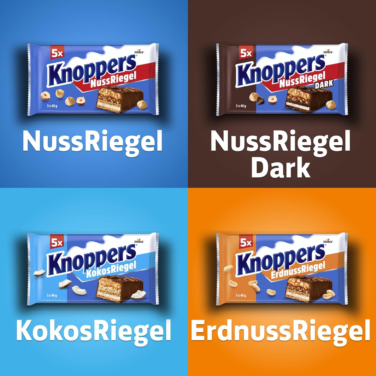 Knoppers Nut Bar, 5 Chocolate Bars with Hazelnuts & Caramel, 1 x 200 g – Bild 6