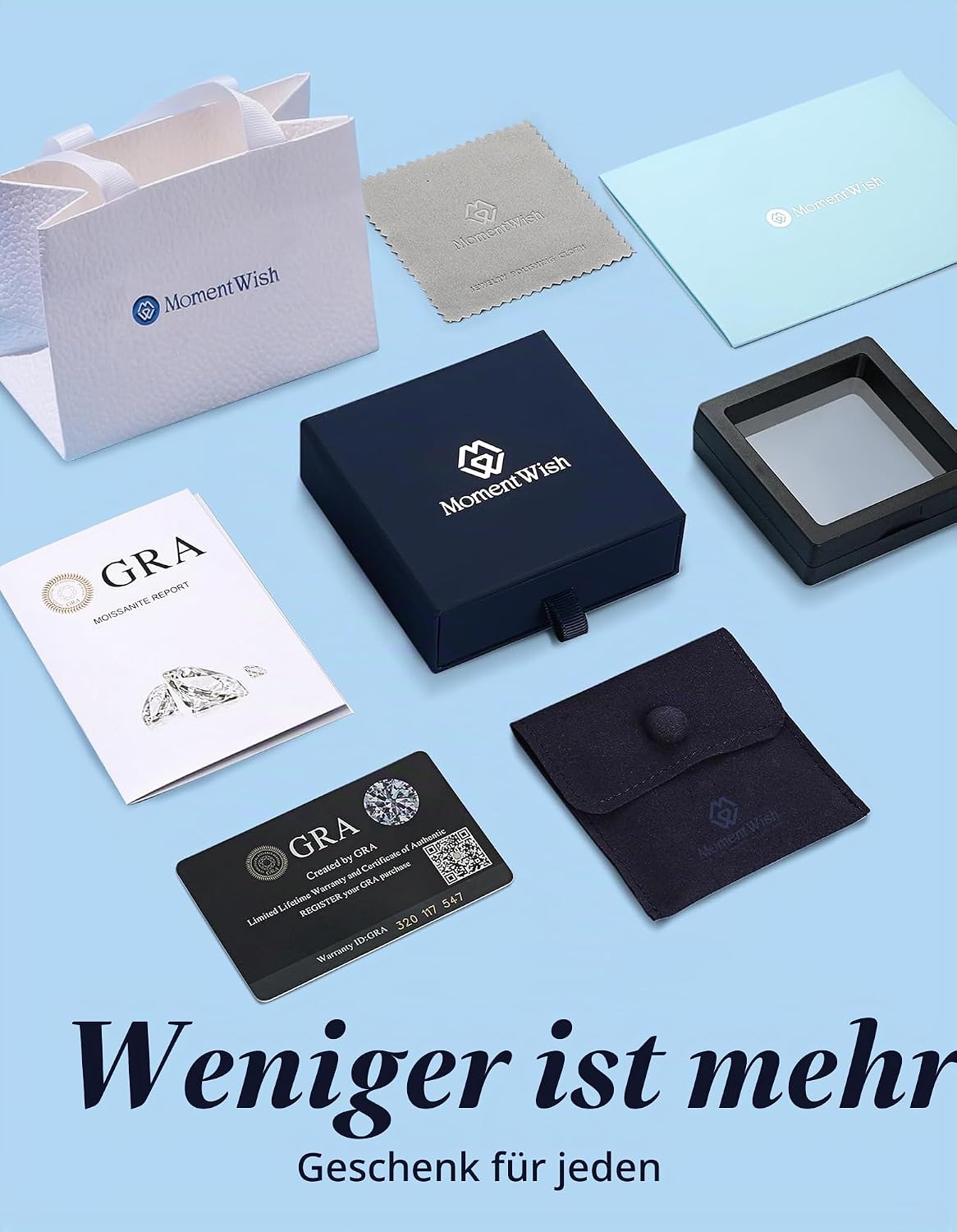 MomentWish Halskette Damen Silber Silberkette 925 Schmuck Geschenk – Bild 7