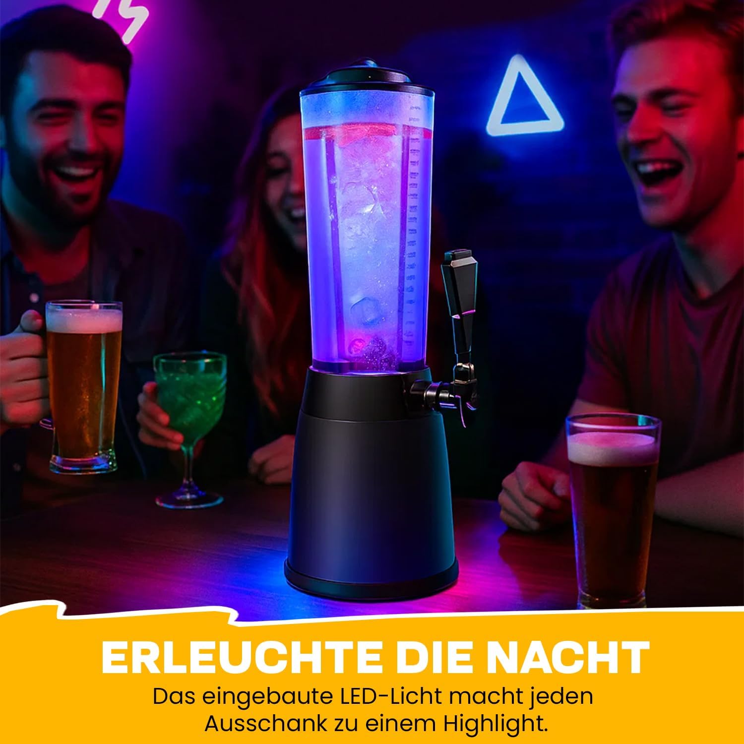 Kult Beer Column 4 Litres – Beer Tower Drinking Column with Tap – No Drips – Bild 5