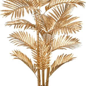 Artificial Tree Palm Tree Artificial Plant Tropical Golden Artificial Plants Large Indoor Plants Decoration for Living Room Office Bedroom House 110 cm