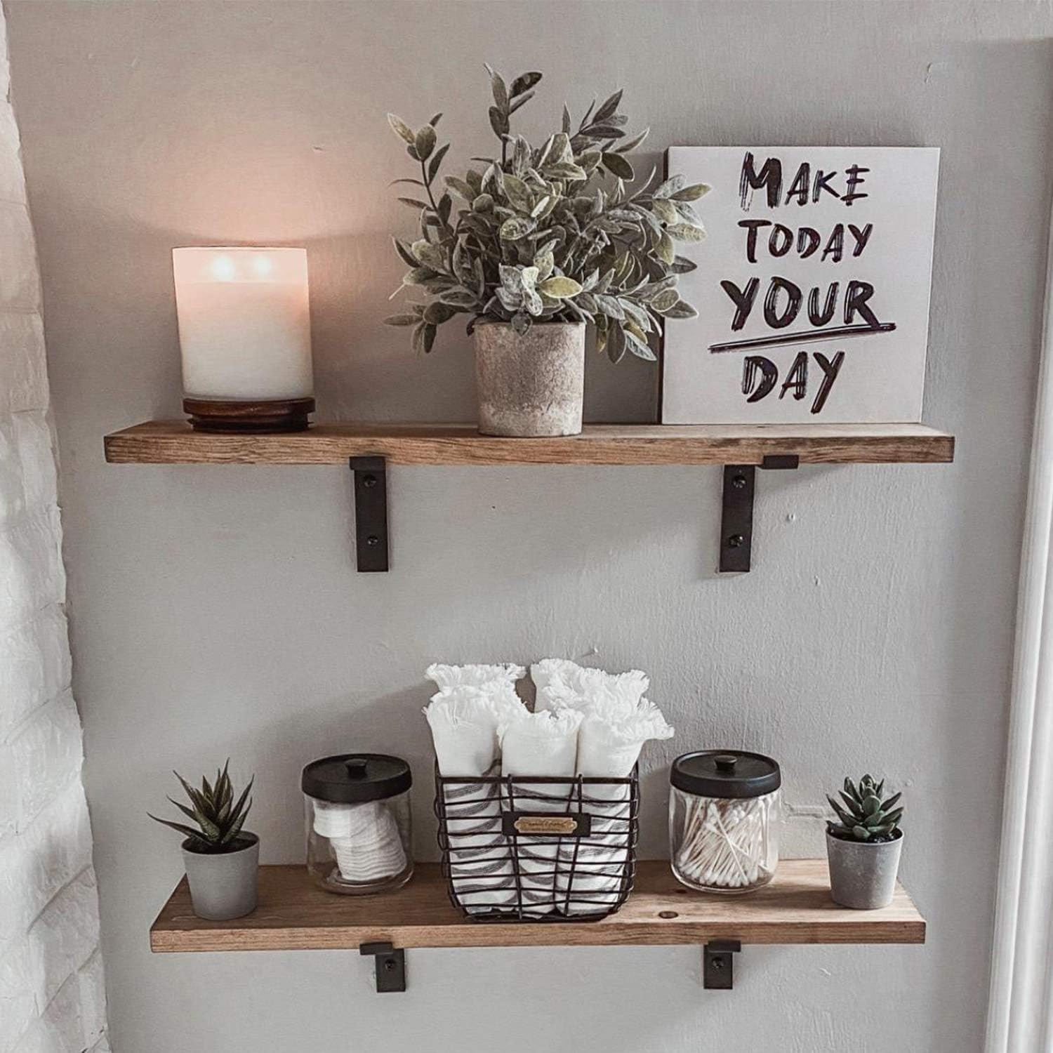 Der Rose Pack of 3 Artificial Plants Like Real Eucalyptus Plants Fake Plants for Decoration Living Room Bedroom Room Wall Decoration Bathroom Decoration (Grey) – Bild 6
