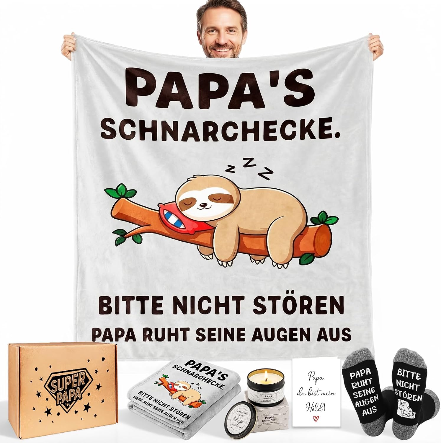 Giftota Blanket Set, For Dad, One size fits all