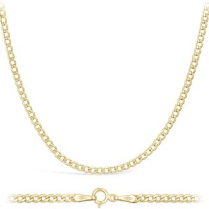 14 Carat / 585 Gold Chain Yellow Gold Unisex – Width 2.3 mm – Choice of Length