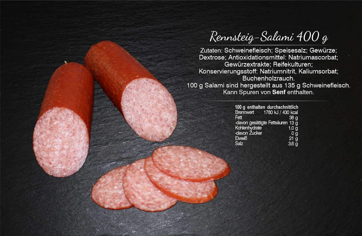 Sausage from Thuringia I Sausage as a Gourmet Package I Fine Selection of Salami's – Bild 2