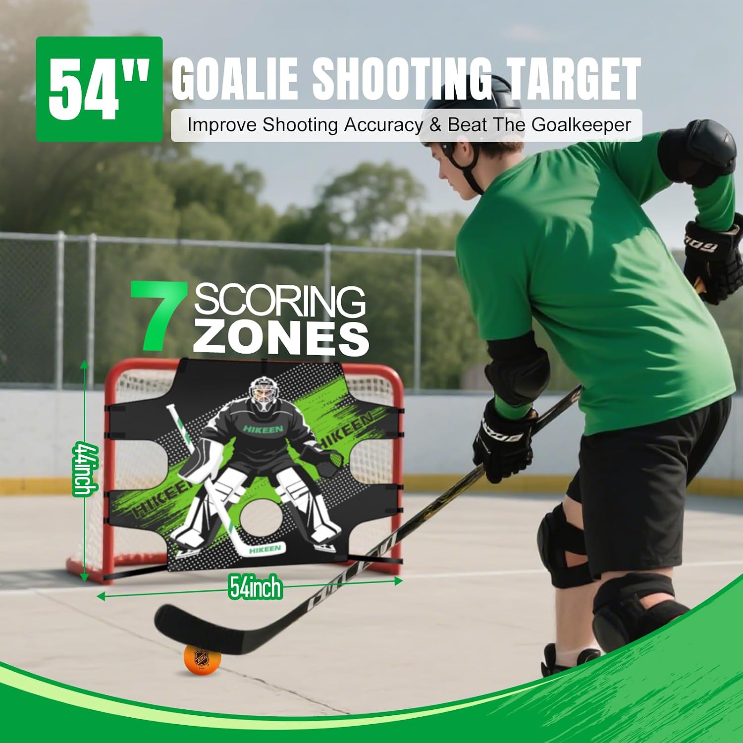 BOOSTEADY Hockey Targets Hockey Shooting Targets Tear-Resistant Street Hockey Goal Goal Goal Target for Practice – Bild 2