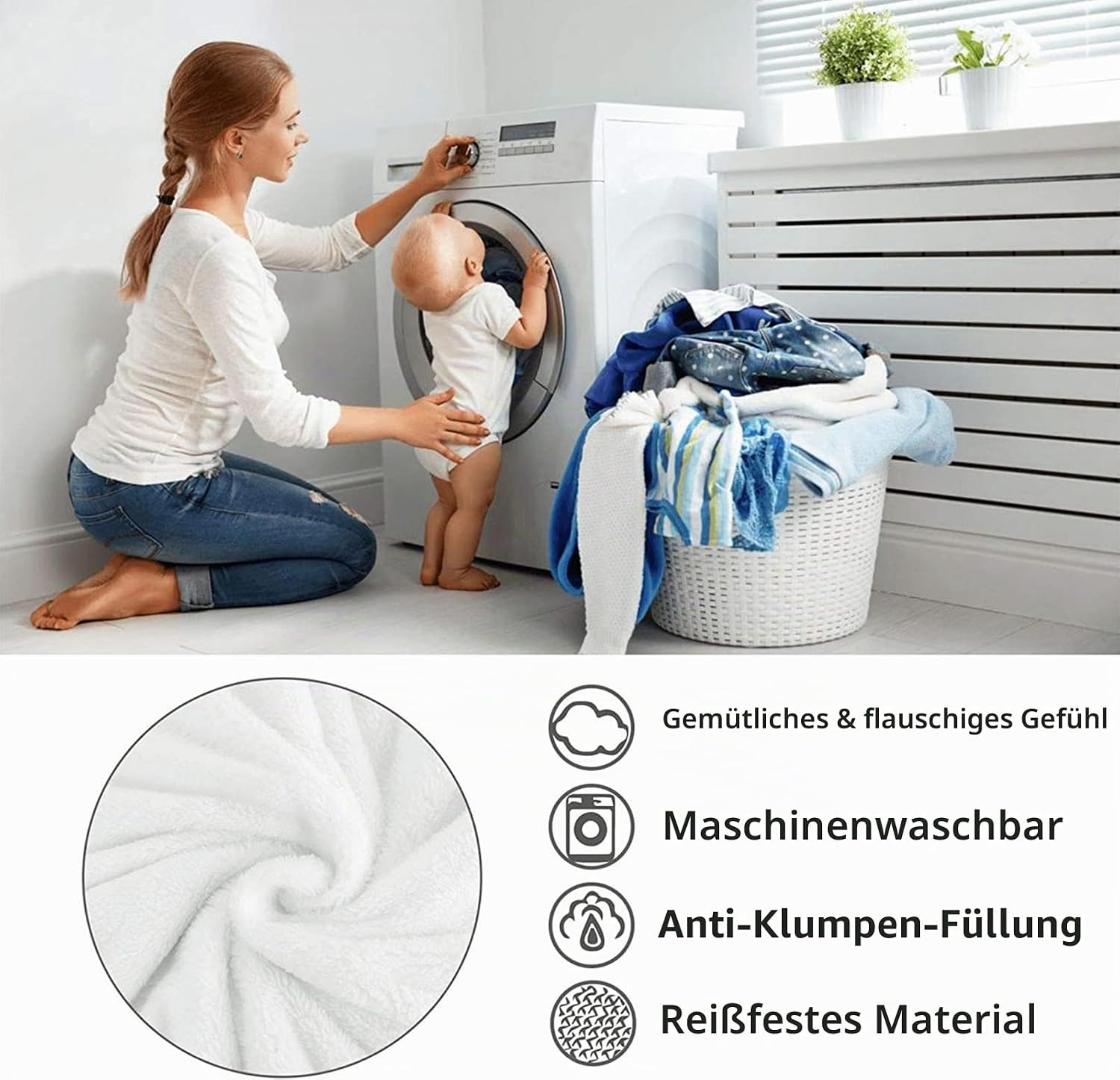 Cuddly Blanket Gifts Fluffy Father Daughter Deck 150 x 200 cm – Bild 6