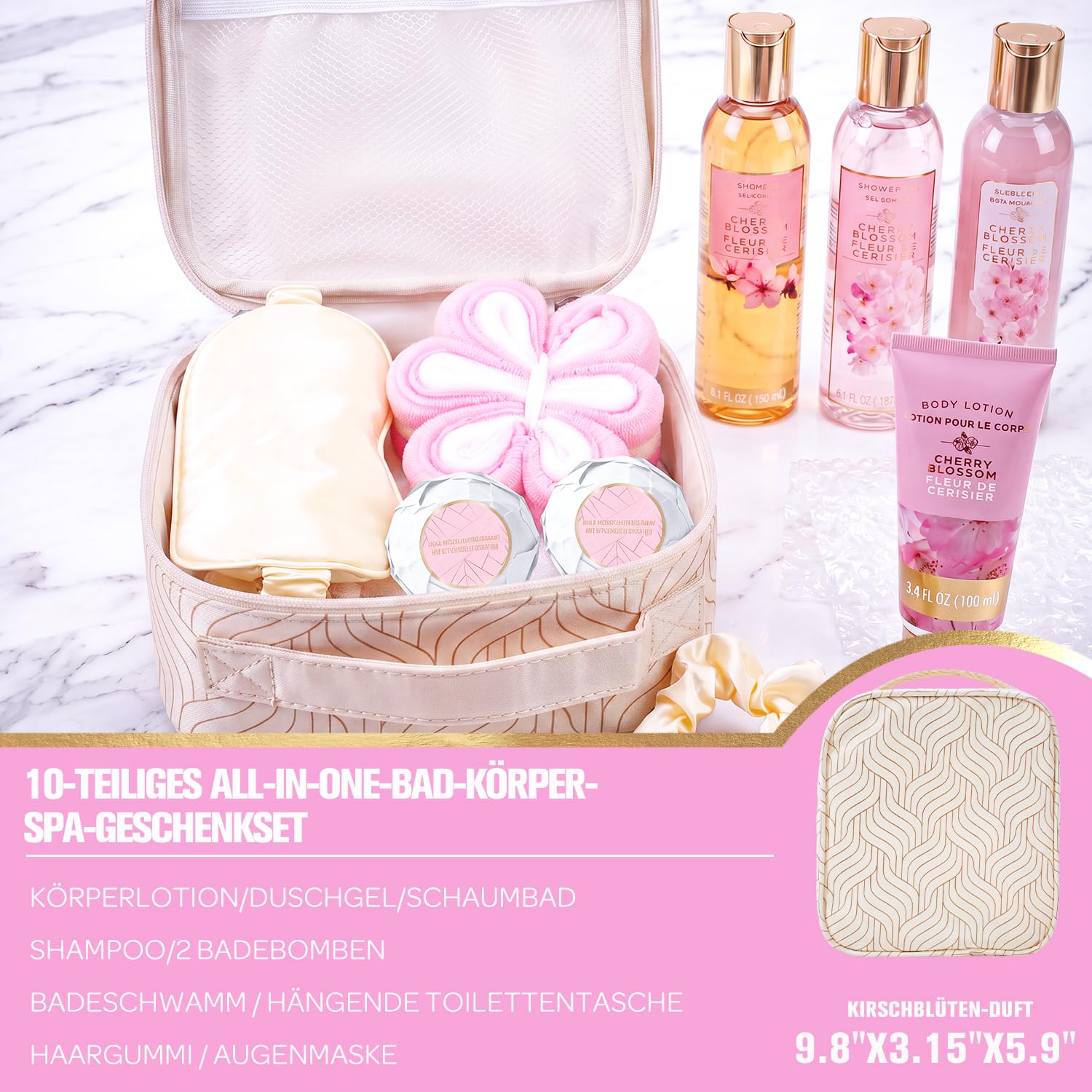 BODY & EARTH Care Set for Women 10-Piece Gift for Women – Bild 2