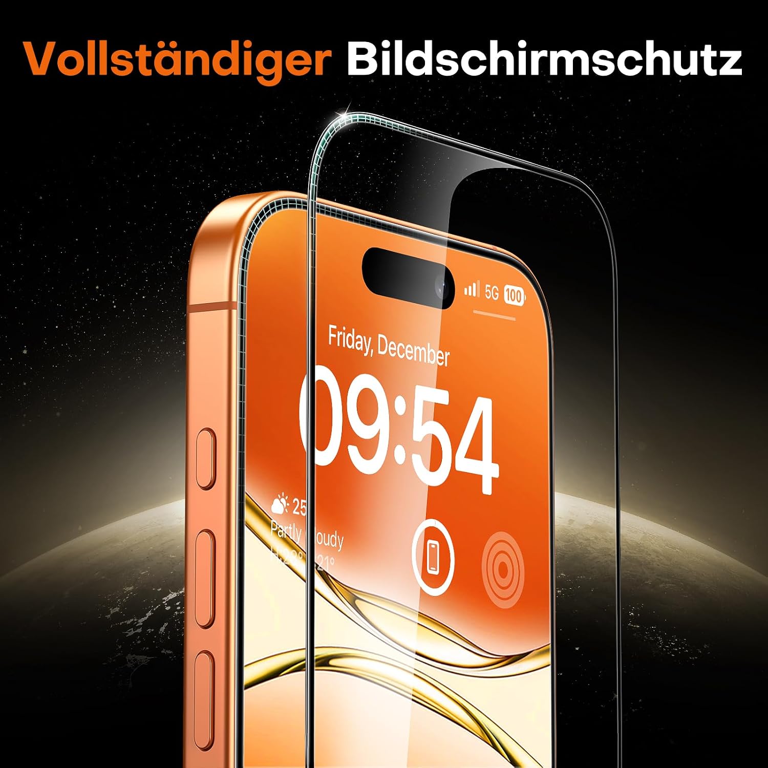 Tocol for iPhone 17 Pro for tempered glass 6.3 inches, easy to install – Bild 7