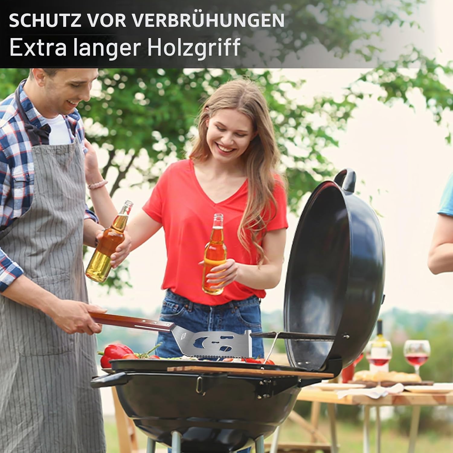 BBQ Spatula for Grill, 7 in 1 BBQ Tool, Dad BBQ Gifts – Bild 8