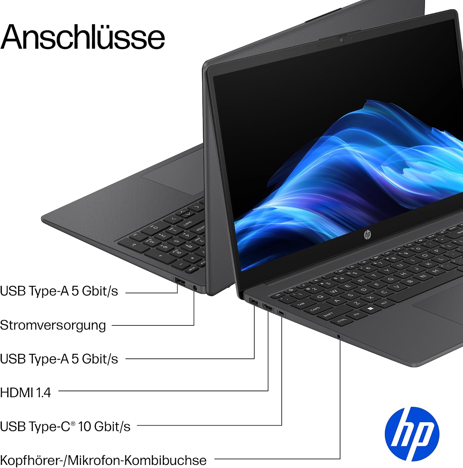 HP Laptop, 17.3 Inch HD+, Intel N200, 8GB RAM, 256GB SSD – Bild 8