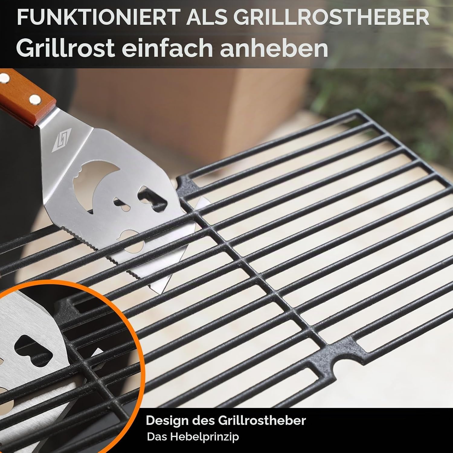 BBQ Spatula for Grill, 7 in 1 BBQ Tool, Dad BBQ Gifts – Bild 6