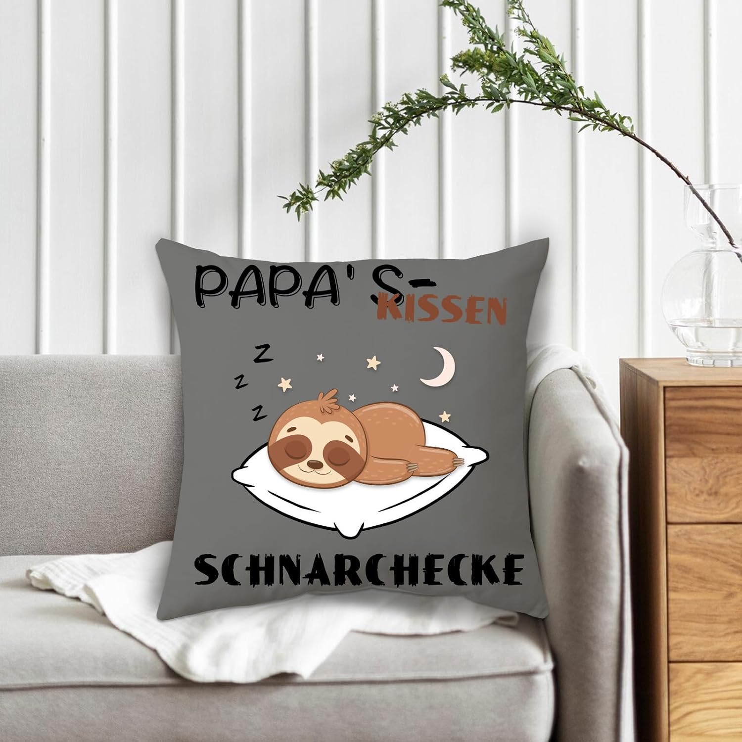 trabag Dad Gift Birthday, Father Gifts, Best Dad Birthday Gifts from Daughter Son, Father Gift for Christmas, New Year's Eve, Easter, Father's Day Decorative Cushion Covers 45 x 45 cm – Bild 7