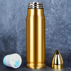 Grogife Gifts Christmas for Hunters Men, Thermos Flask, 500 ml