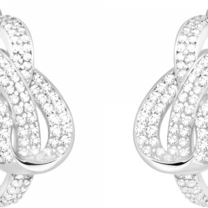 SOFIA MILANI - Women's Earrings 925 Silver with Zirconia Stones - Knot Earrings