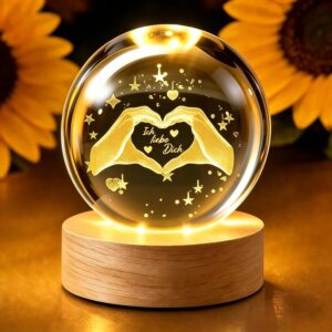 Anniversary Gift for Him Her 80 mm I Love You Gifts for Men Women Wedding Gift Wedding Gifts for Bride and Groom Valentine’s Day Gift Anniversary Gift Valentine’s Day Wedding for Her