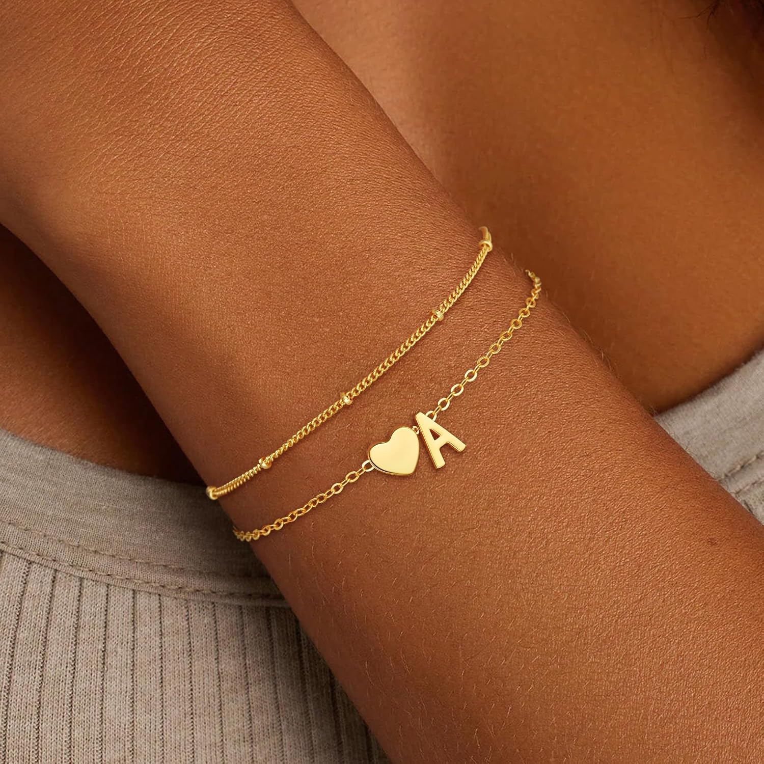 School Gift - Bracelet with Letters for Women and Girls – Bild 2