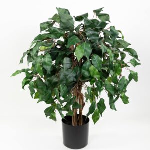 Ficus Benjamini 60 cm Green DA Artificial Tree Plant Artificial Tree Artificial Tree Artificial Plants Indoor Plant Birch Fig