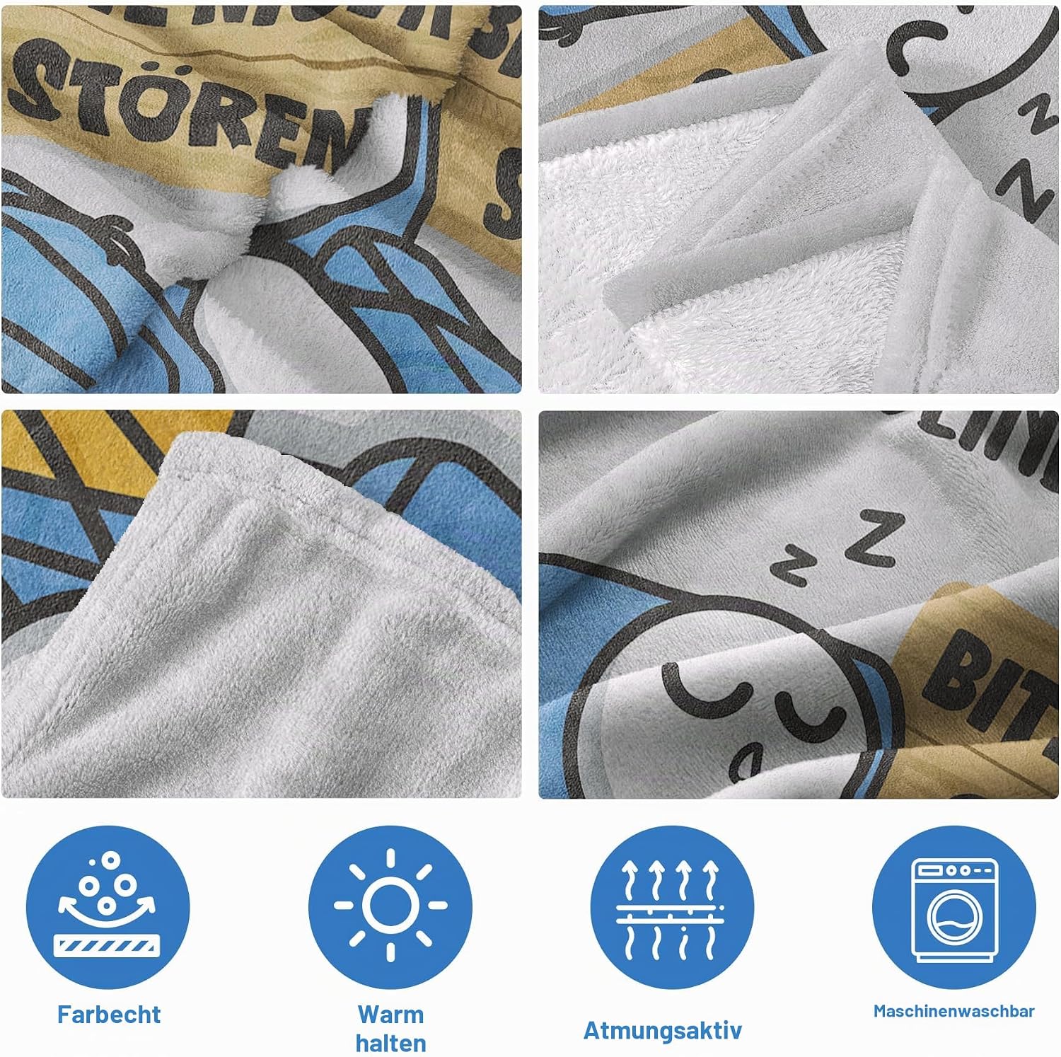 SteadStyle Gift for Dad, Dad Gift Cuddly Blanket, 150 x 130 cm – Bild 4