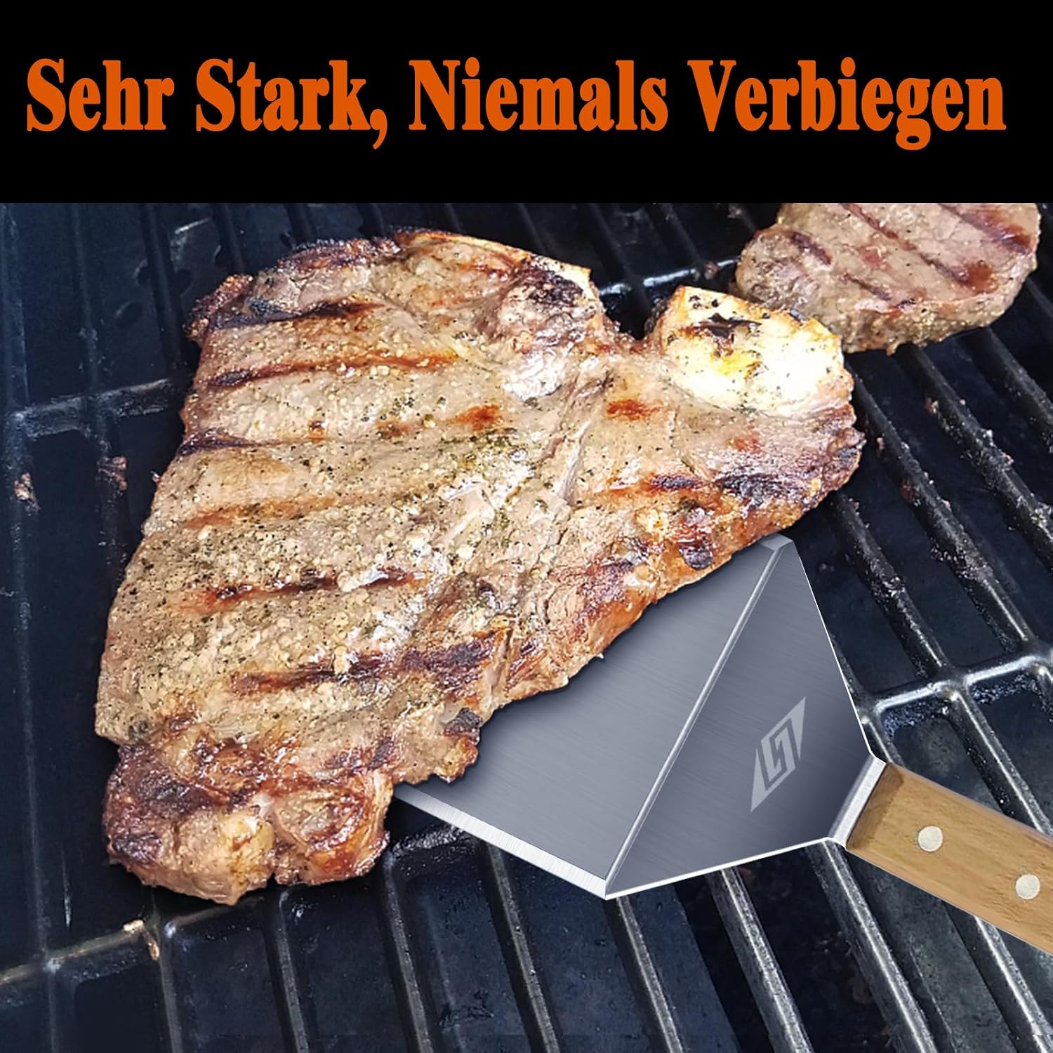 STEVEN-BULL S Stainless Steel Spatula for Smash Burger – Bild 4