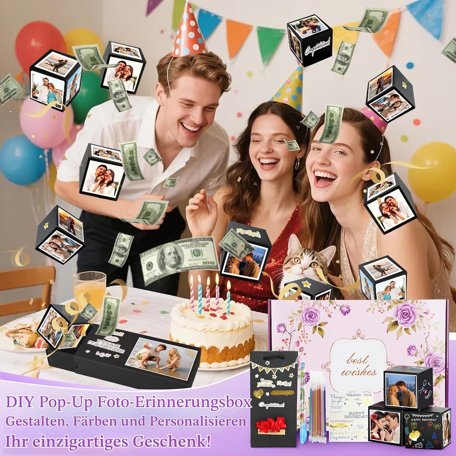 Birthday Gifts for Women, Birthday Gift Box Set for Wife, Best Friends, Female Sister, Mother, Daughter, Wife, Your Girlfriend, Colleague, Bestie – Bild 4