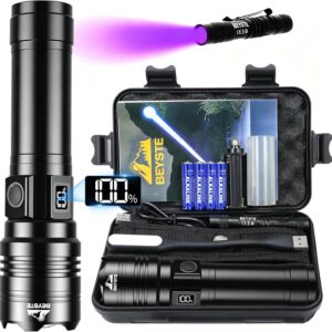 Torch LED Rechargeable 1,000,000 Lumens, 1520 m Extremely Bright