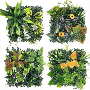 Artificial Plants Wall 25 x 25 cm, Artificial Plant Flower Living Wall