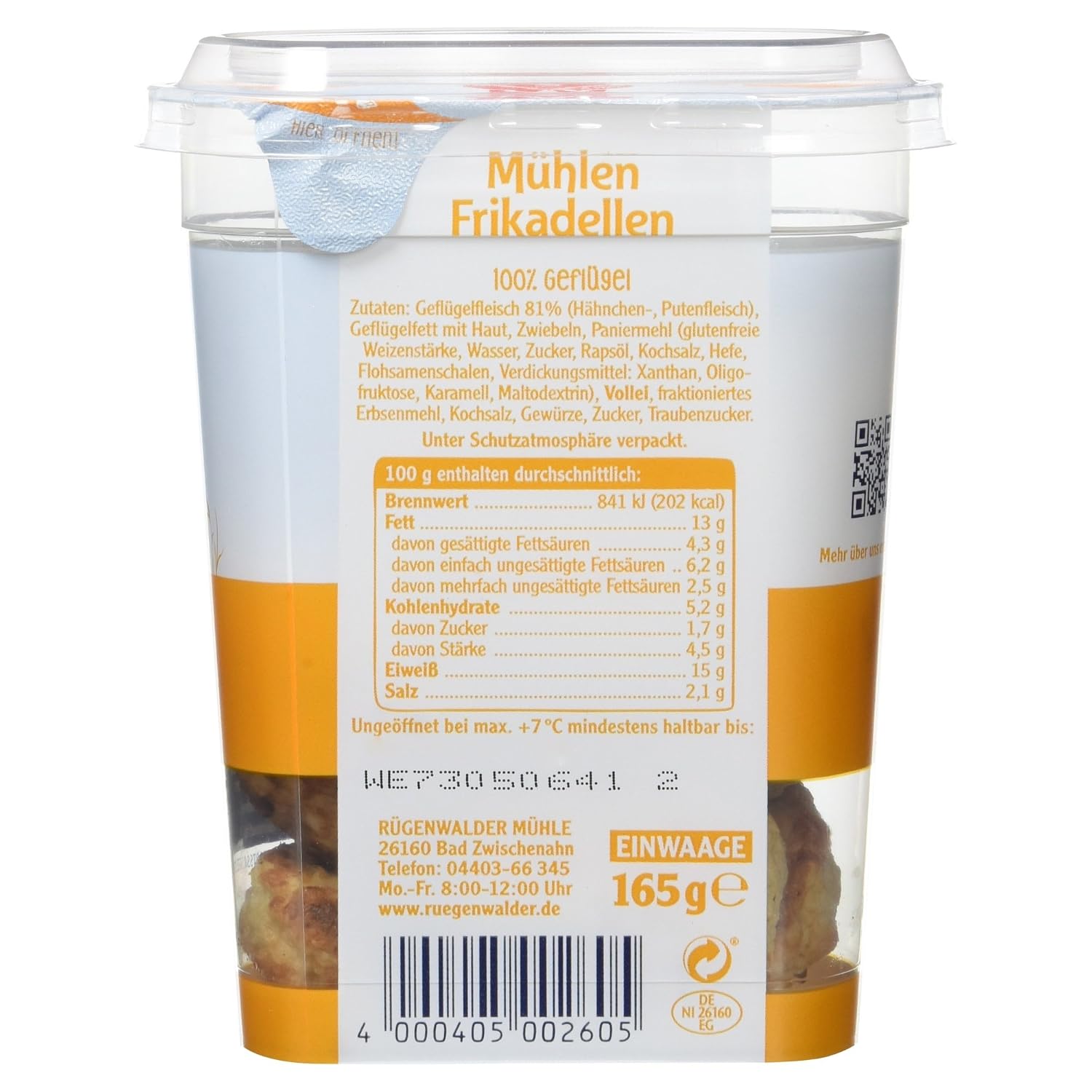 Rügenwalder Mills Meatballs Poultry, 165 g – Bild 2
