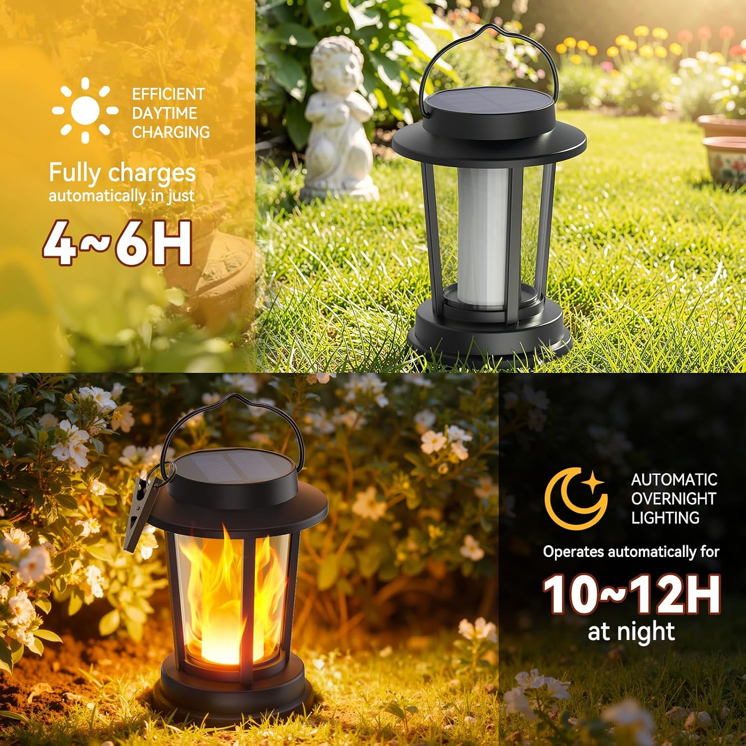 Solar Lanterns for Outdoors, Solar Lights for Outdoor Hanging – Bild 5