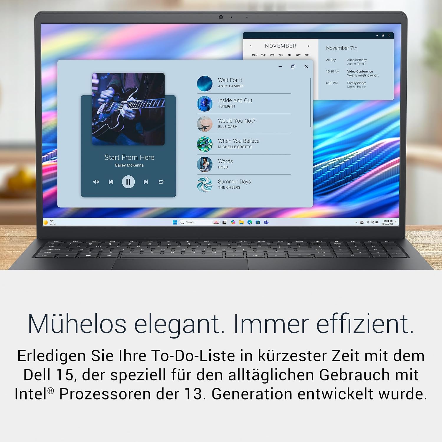 Dell 15 Laptop - Intel Core i5-1334U, 8GB RAM, 512GB SSD – Bild 3