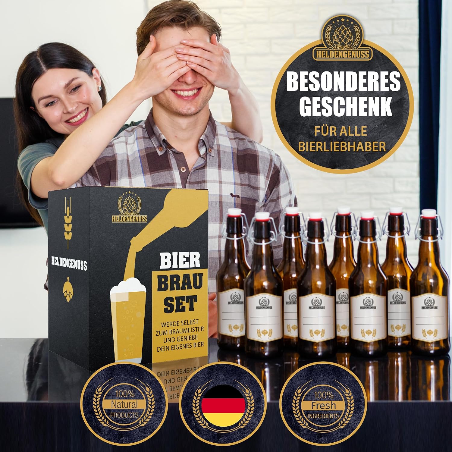 Beer Brewing Set Dark Beer 5L – Beer Brewing Set with Video Instructions (English language not guaranteed), Gift – Bild 6